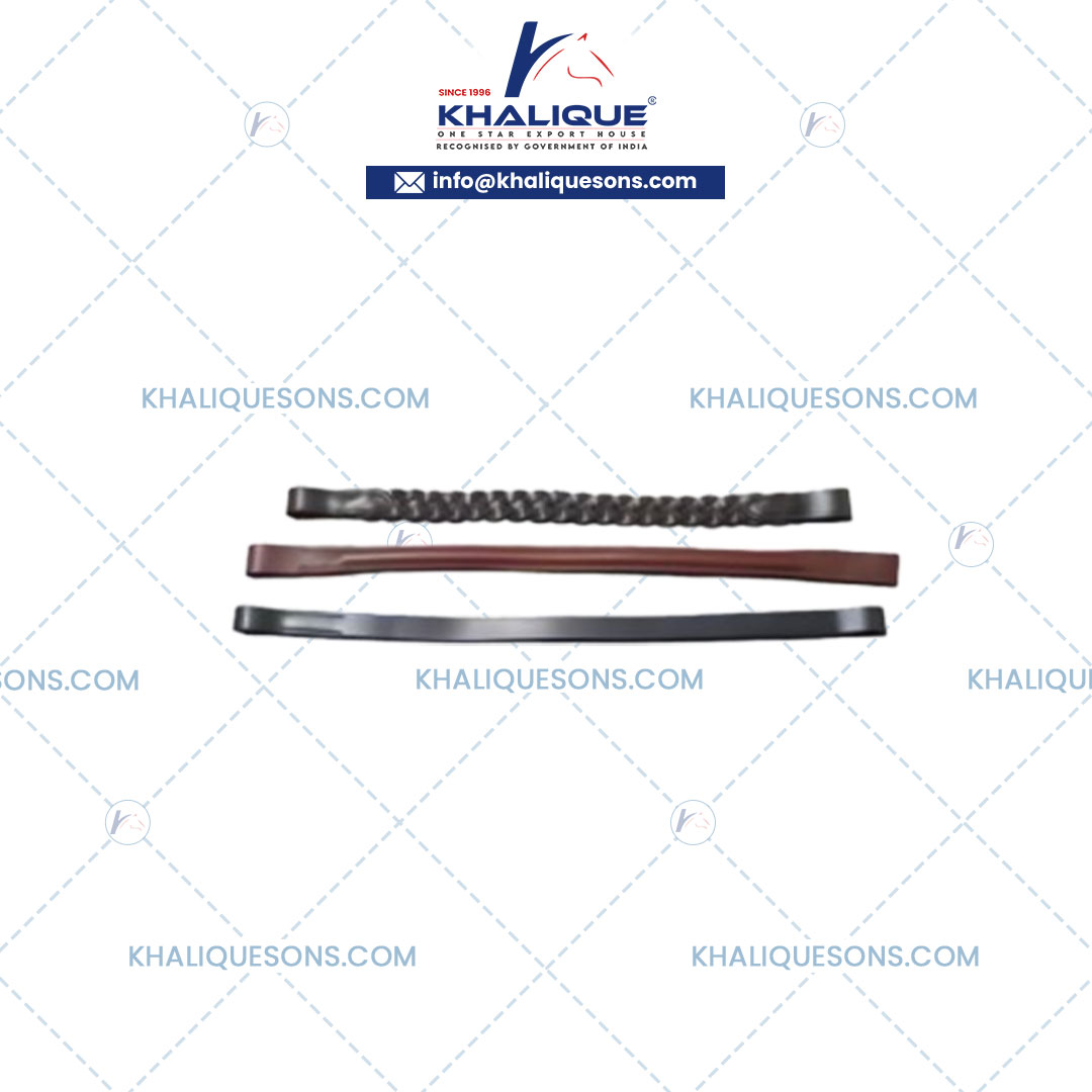 Horse Show leather Browbands with crystals Exporter In Korea