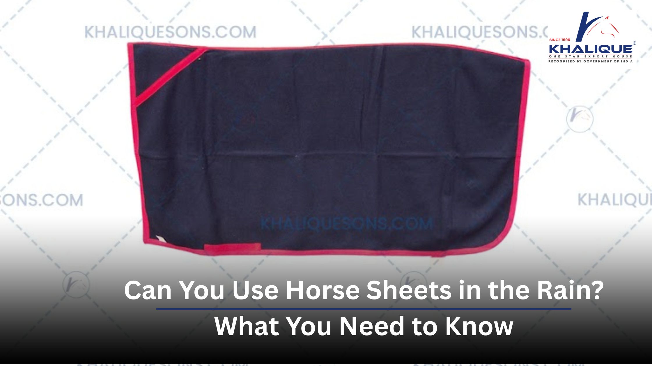 Can Horse Sheets Be Used in the Rain? What You Should Know