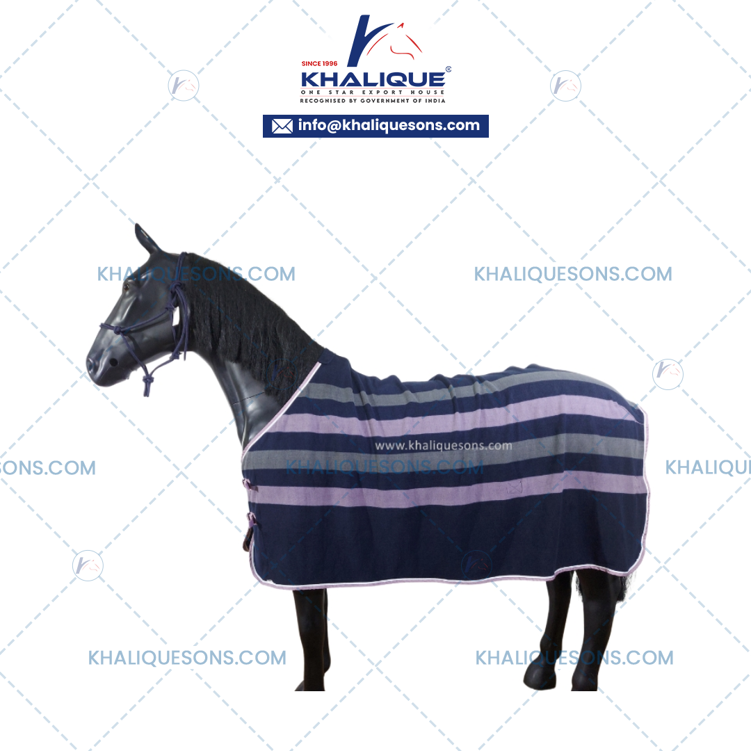 Horse Printed straps suede Fleece