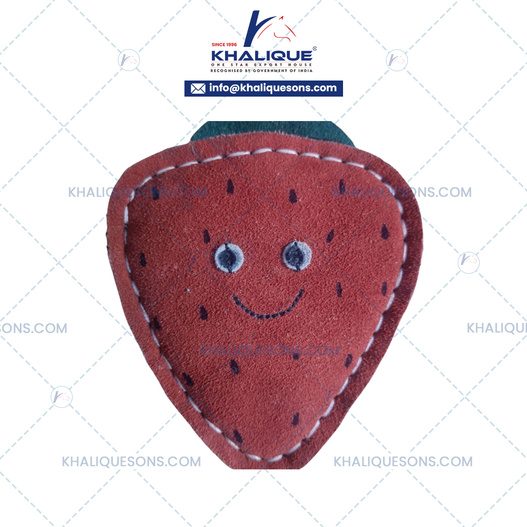 Horse Suede Leather StrawBerry Toys