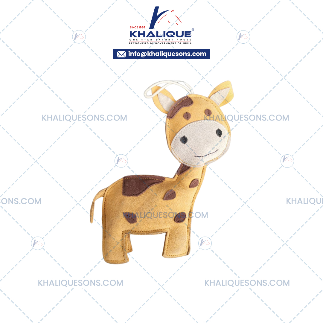 Horse Suede Leather Girrafe Toys